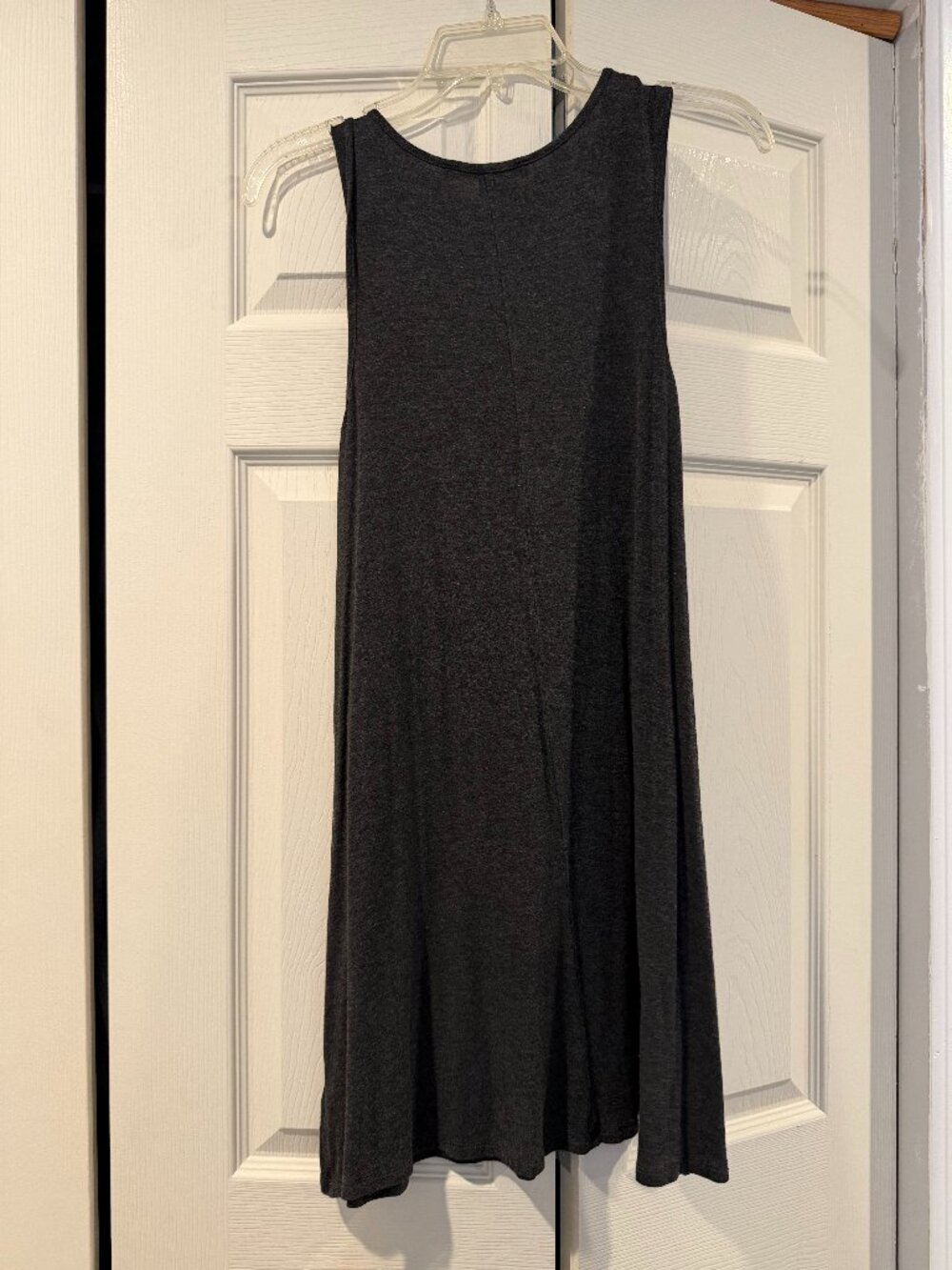 One Clothing Los Angeles Charcoal Grey Sleeveless Swing Dress XS